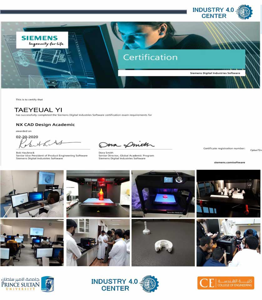 PSU Siemens NX CAD Certification Exam & 3D Printing Training Course